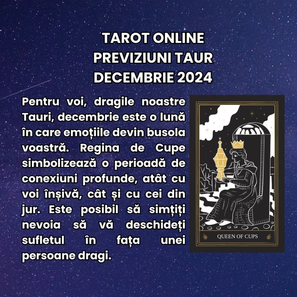 Tarot Online Decembrie 2024: Previziunile Universului pentru fiecare zodie în ultima lună a anului! Cum pășim în noul capitol?