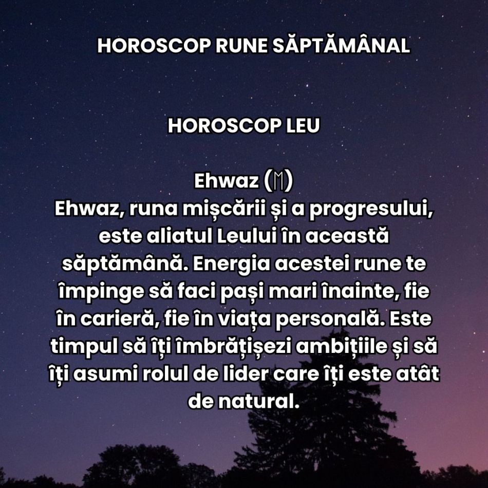 Horoscop Rune săptămâna 30 septembrie – 6 octombrie 2024: La ce trebuie să te aștepți?