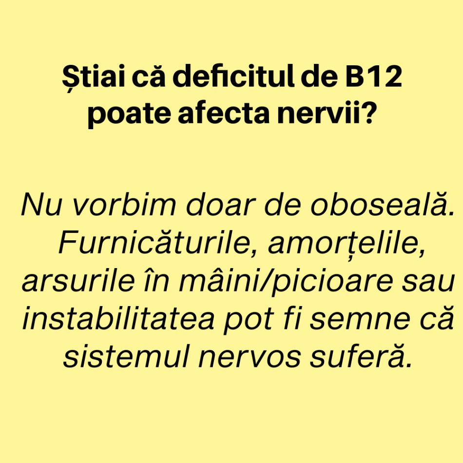 Stres, anxietate sau deficit de B12? Simptomele capcană care imită stresul, dar pot avea altă cauză