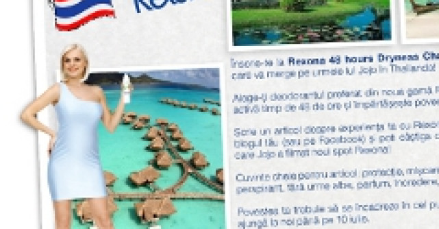 Simte diferenta cu protectia activa Rexona 48h!