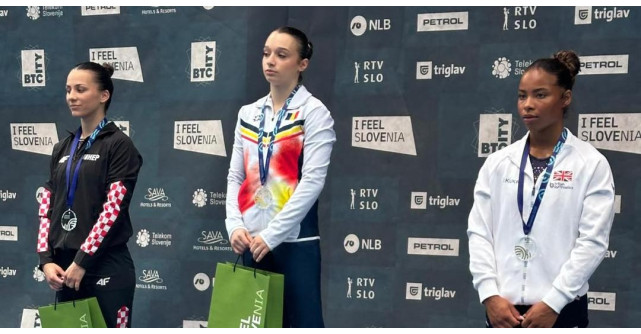 România pe PODIUM! Alexia Blănaru a câștigat aurul la World Challenge Cup Koper