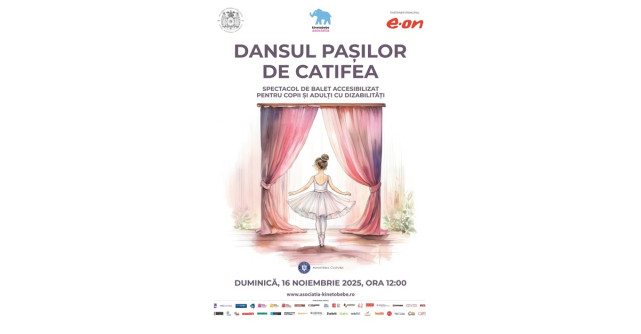 Dansul pașilor de catifea: Opera Națională București și Asociația Kinetobebe deschid scena pentru publicul cu nevoi speciale