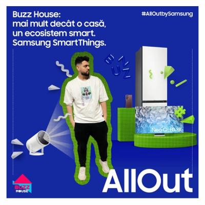 Șase creatori de conținut vor locui 2 săptămâni în Buzz House, casa smart de la Samsung