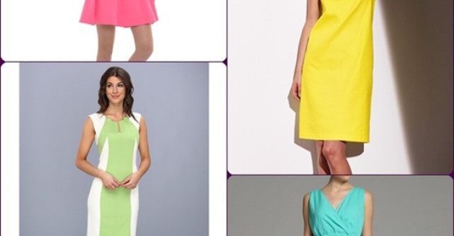Shopping: Rochii colorate pentru zile insorite de primavara