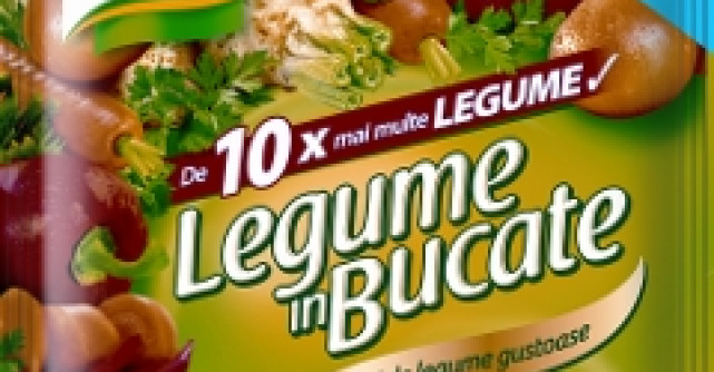Knorr inoveaza Legume in Bucate, un condiment universal unic, cu bucati mari de legume