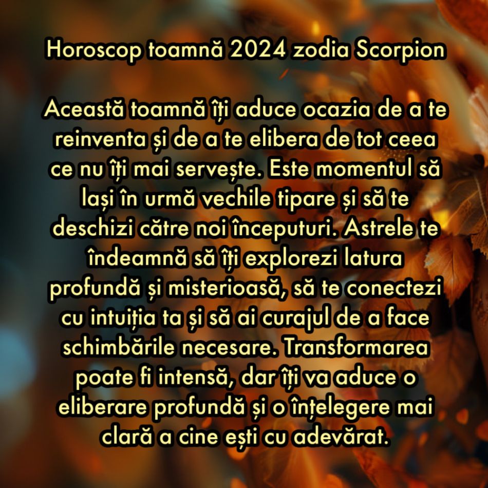 Horoscopul sincer al toamnei 2024: Ce îți rezervă astrele în următoarele trei luni ale anului?