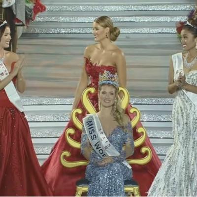 Rochia castigatoarei Miss World 2015 a fost creata de O ROMANCA