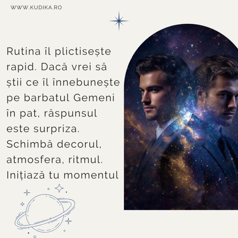 Bărbatul Gemeni: Top 10 trucuri care îl înnebunesc în pat
