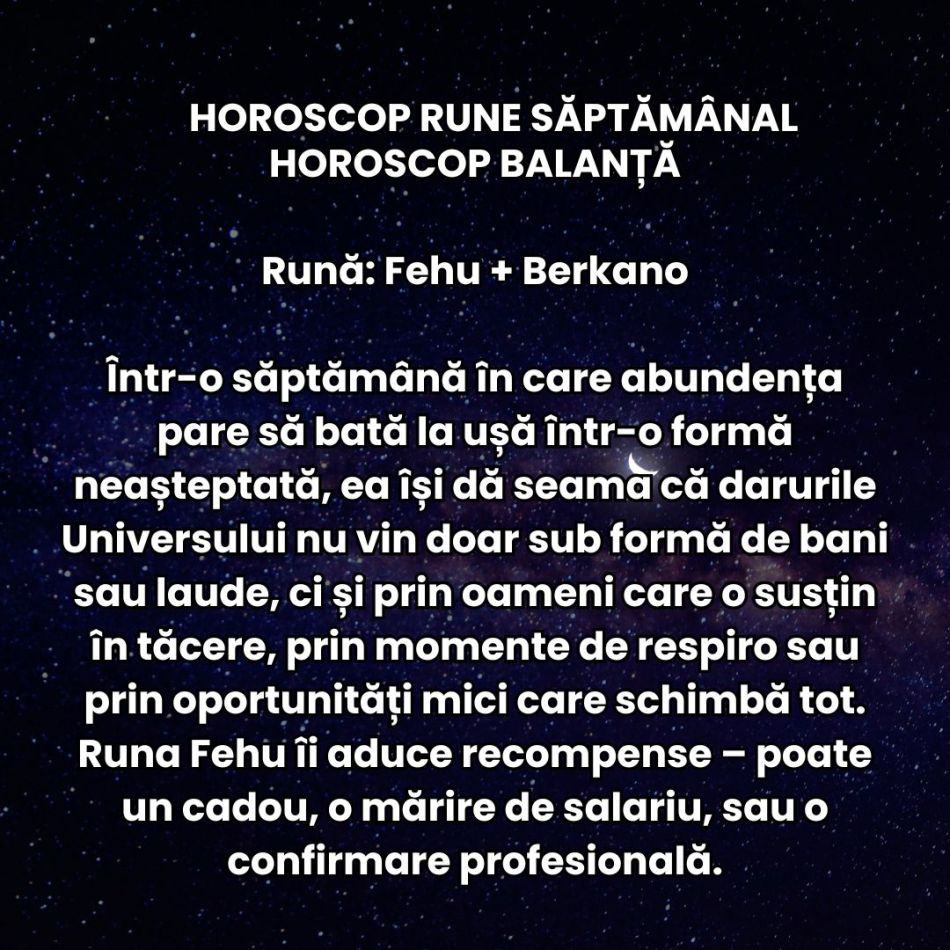 Horoscop Rune săptămâna 16-22 iunie 2025: Vara astrologică începe acum și ne face mai atenți la viața noastră de zi cu zi 