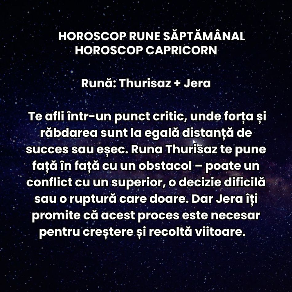 Horoscop Rune săptămâna 5-11 mai 2025: Obstacolele din calea noastră sunt spulberate și simțim în sfârșit că totul este mai ușor