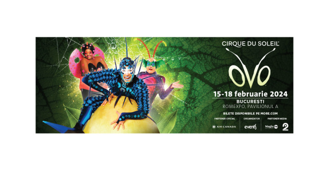 OVO – spectaculosul Cirque du Soleil – vine în București!