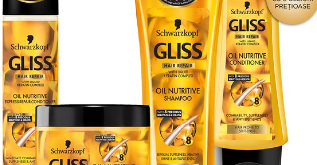 Spune adio varfurilor despicate cu noua gama Oil Nutritive de la GLISS