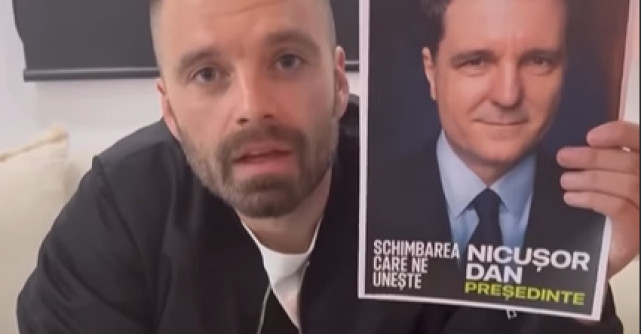 Sebastian Stan, mesaj emoționant pentru români: Nu va fi ușor, dar va fi Nicușor!