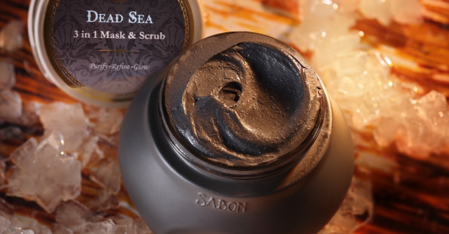 Nou în colecția Fresh&Glow! Mască & Scrub 3-in-1 Dead Sea SABON