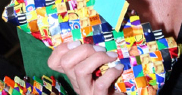 Posete ecologice din ambalaje de dulciuri