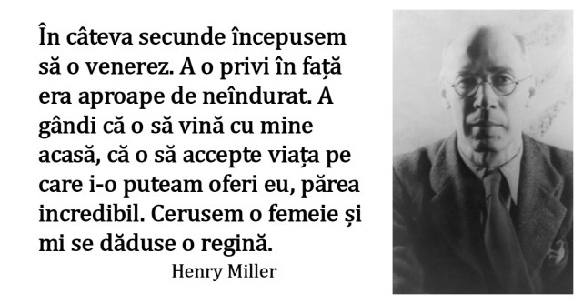 Alfabetul dragostei. Cele mai frumoase citate de iubire dupa Henry Miller
