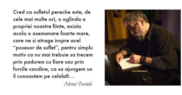 Adrian Berinde: In esenta, iubirea nu are nicio legatura cu suferinta