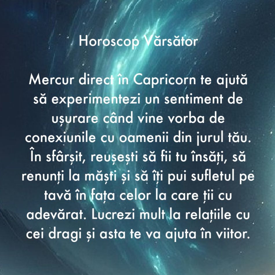 Pe 13 ianuarie Mercur intră în Capricorn. Sfatul Universului pentru fiecare zodie în parte 