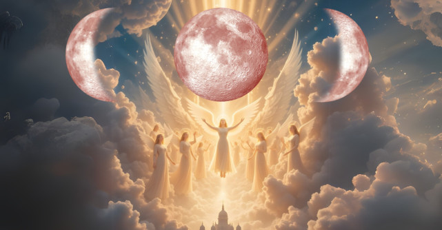 12 Aprilie, noapte sacră a Lunii Roz. Un singur pas și se schimbă tot. Portalul inimii se deschide o singură dată în an