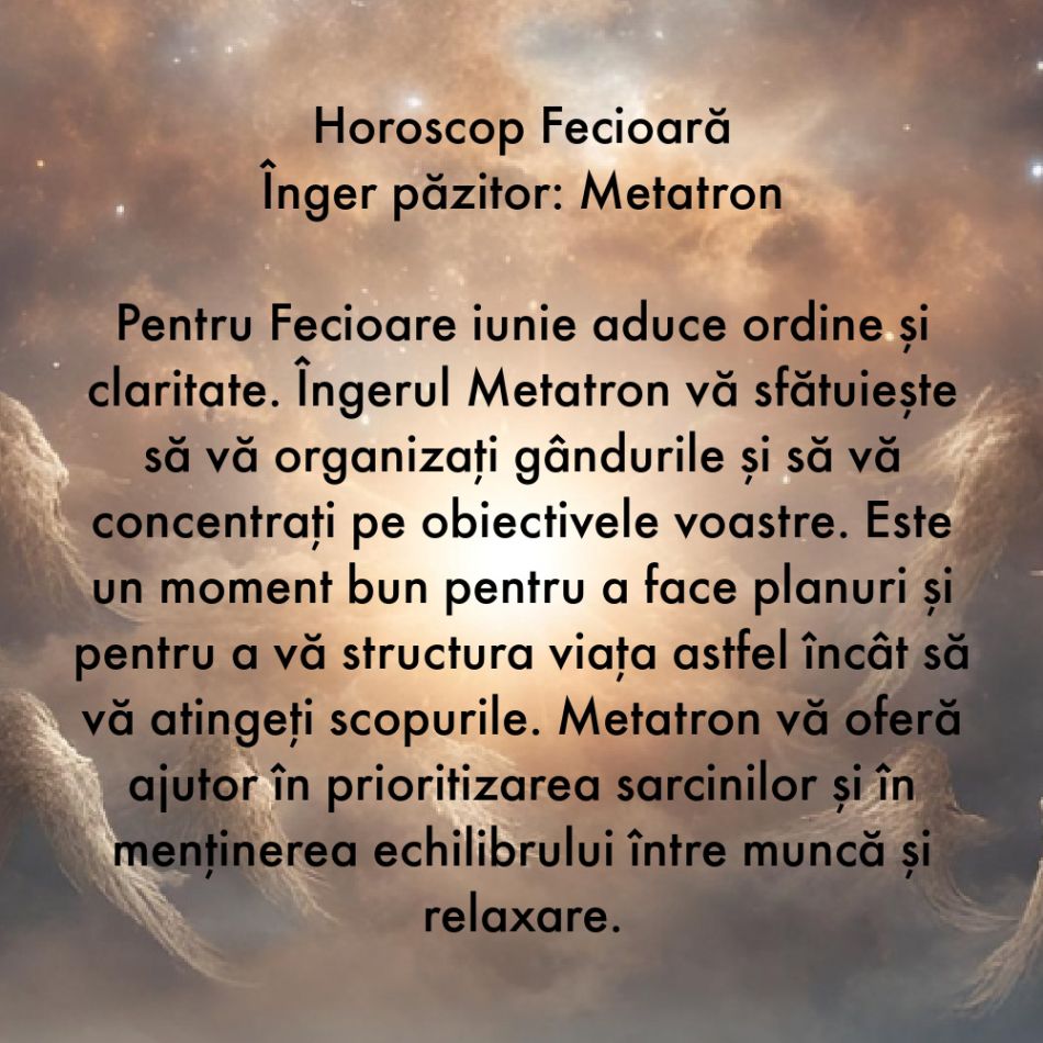 Ghidarea îngerului păzitor pentru luna iunie 2024 în funcție de zodia în care ne-am născut