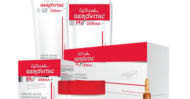 Ingrijire la superlativ cu noua linie dermatocosmetica Gerovital H3 DERMA+ 
