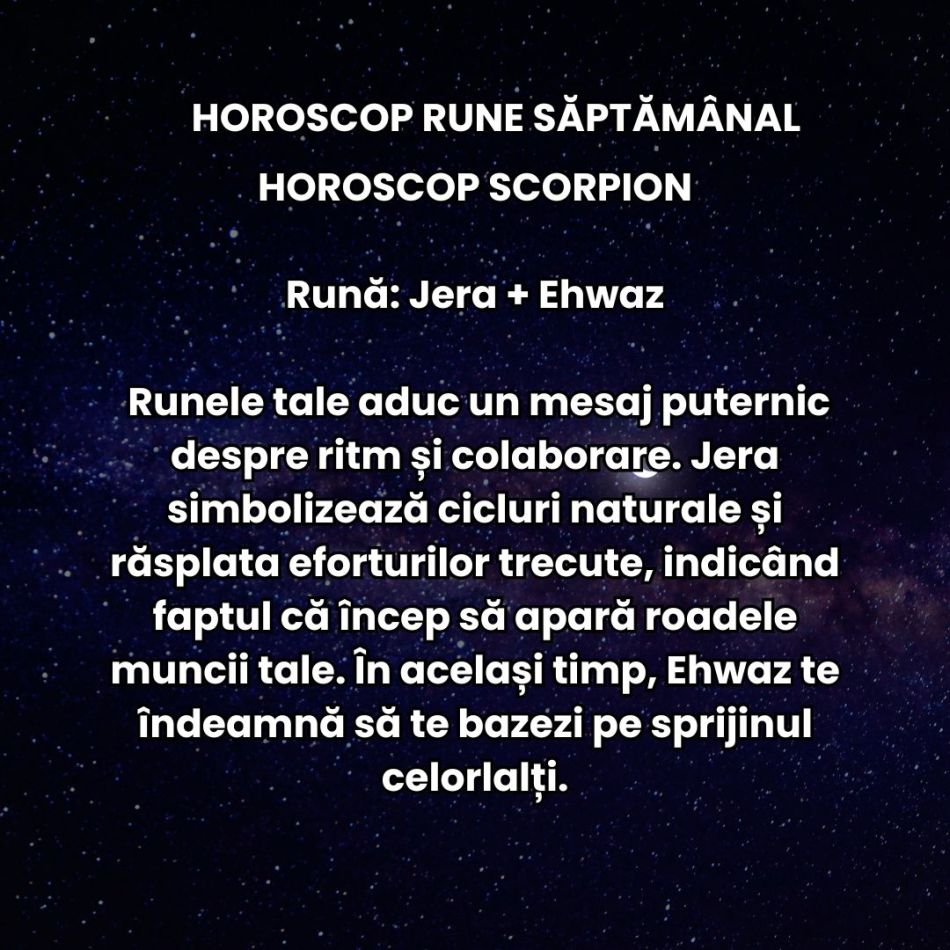 Horoscop Rune săptămâna 20-26 ianuarie 2025: Cu Soarele în Vărsător, Runele ne îndeamnă să fim nonconformiști și încrezători!