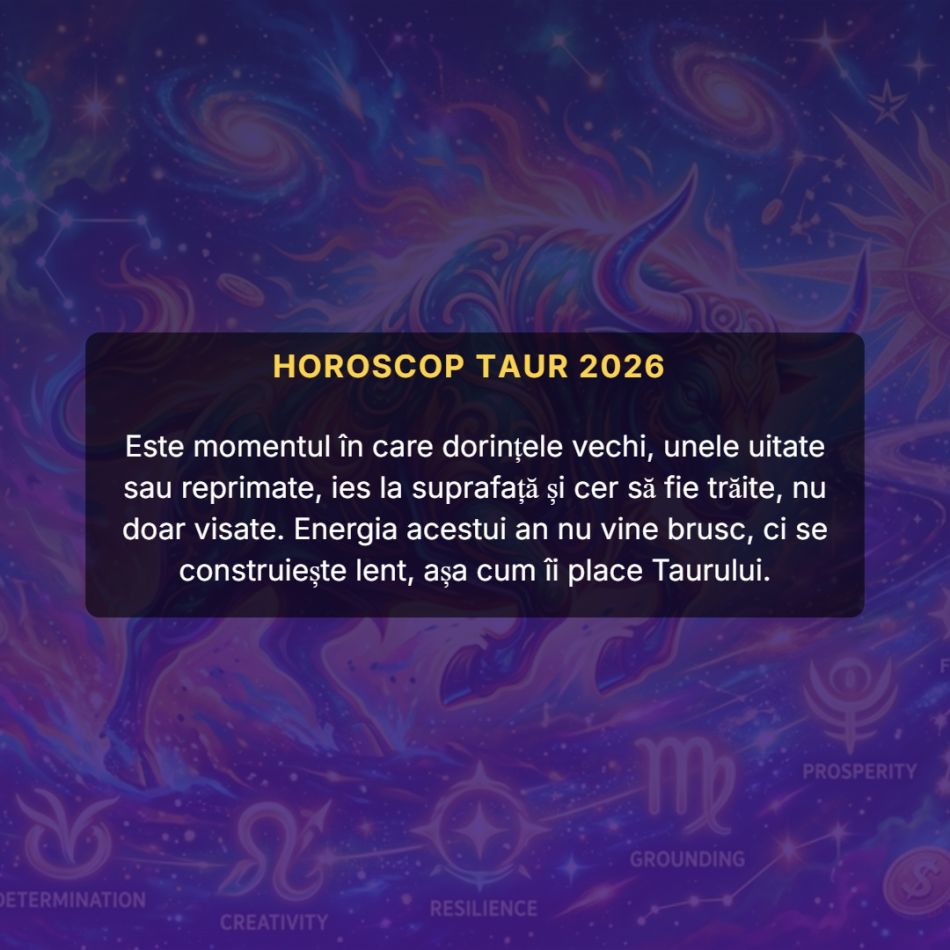 Cele 10 superputeri ale zodiei Taur în 2026. E anul în care i se împlinesc dorințele!