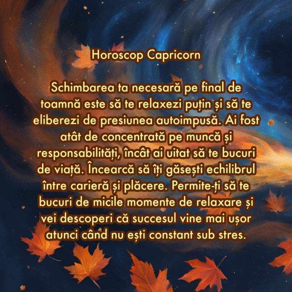 Care este schimbarea de care ai nevoie pe final de toamnă în funcție de zodia în care te-ai născut