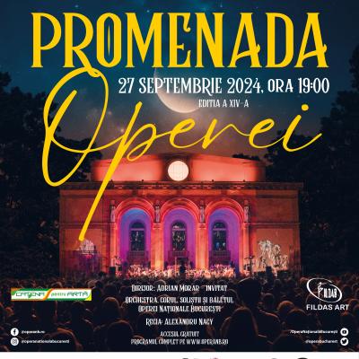 Opera Națională București prezintă Promenada Operei, ediția a XIV-a - Puccini per sempre, în 27 septembrie pe esplanadă 