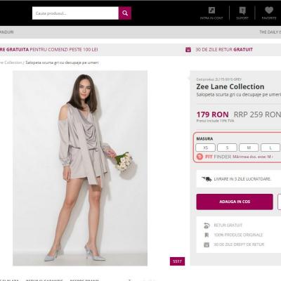 Fashion Days lanseaza in premiera Fit Finder 