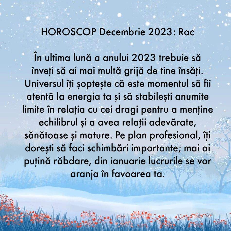 Horoscop decembrie 2023: Prima luna de iarnă, ultima lună a anului. Îngerii ne sunt alături și ne protejează de tot răul