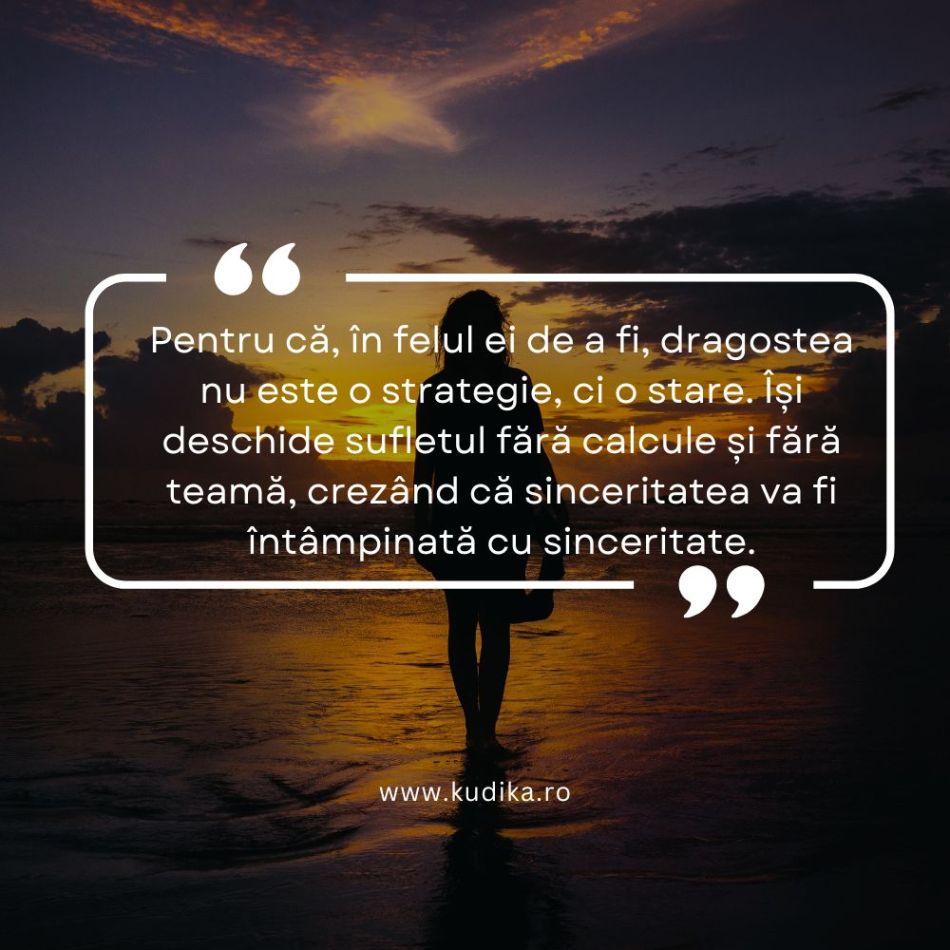 Dacă o iubești, nu îi frânge inima femeii care îți oferă totul. Într-o zi vei regreta amarnic. E atât de simplu!