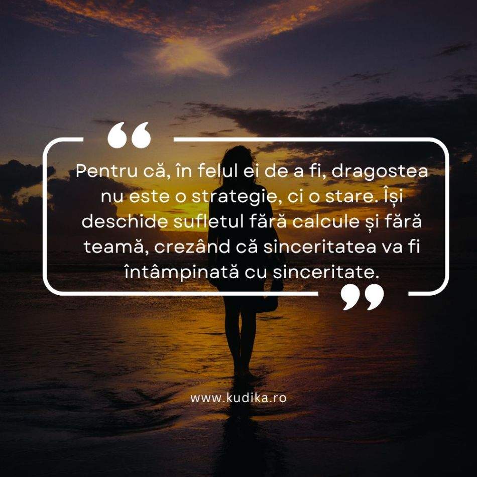 Dacă o iubești, nu îi frânge inima femeii care îți oferă totul. Într-o zi vei regreta amarnic. E atât de simplu!