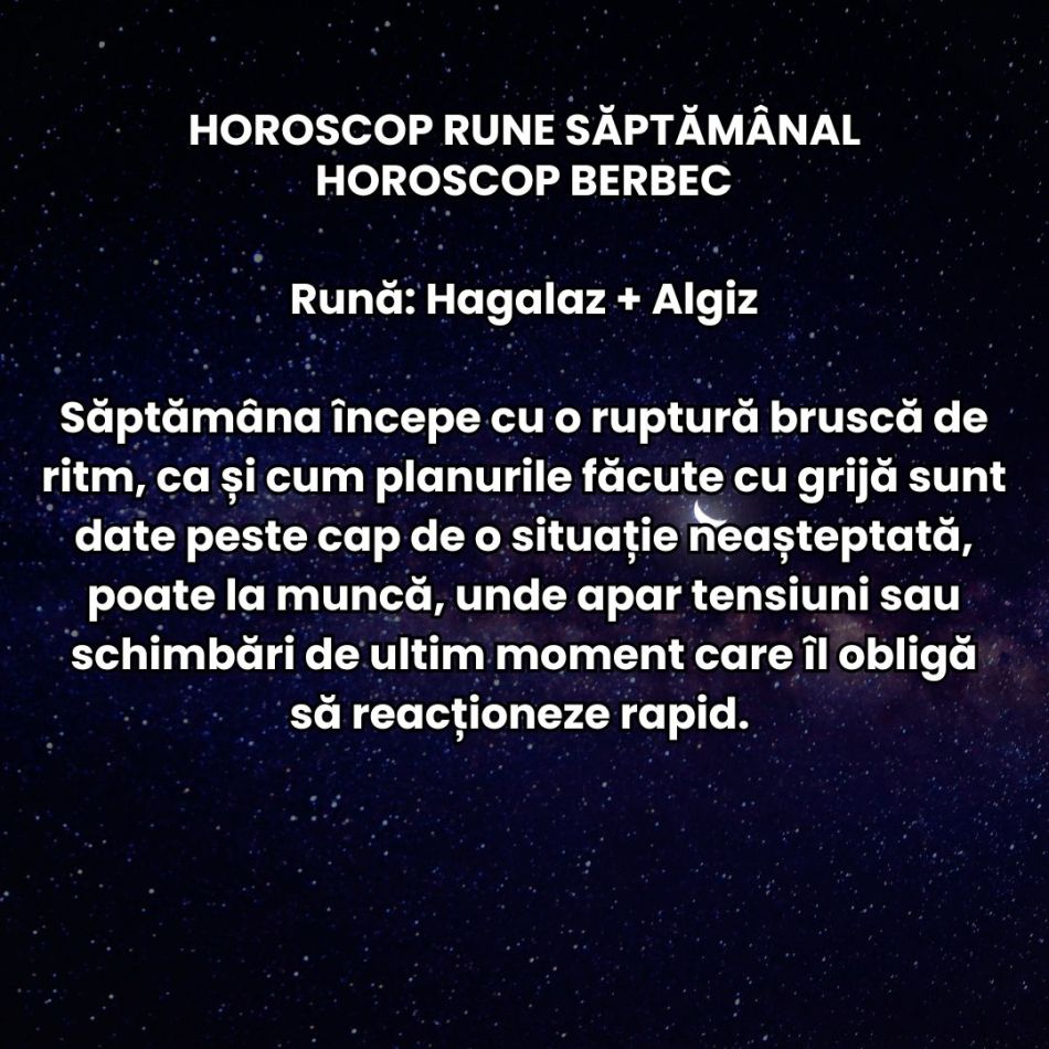 Horoscop Rune săptămâna 30 martie-5 aprilie: Suntem supuși unui test colectiv, iar unele planuri scârțâie. Astrele nu iartă!