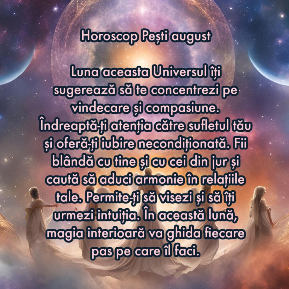 Horoscopul îngerilor. Sfatul magic al Universului pentru fiecare zodie pentru august 2024