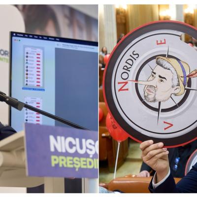 Hotnews.ro: Sondaj ȘOC! Egalitate între George Simion și Nicușor Dan