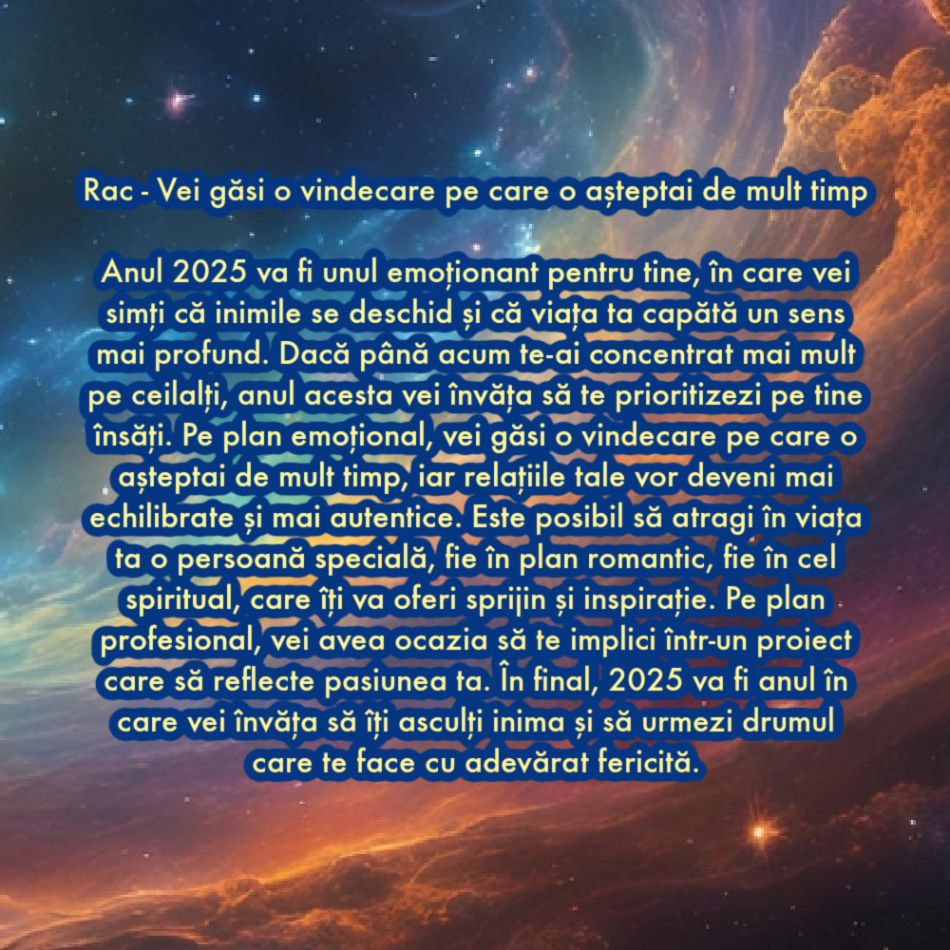 Cel mai bun lucru care ți se va întâmpla în 2025 în funcție de zodia în care te-ai născut