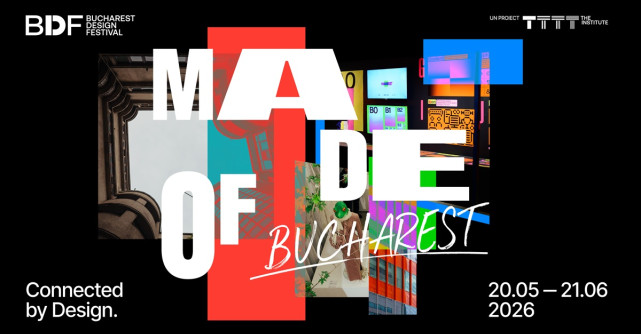 THE INSTITUTE lansează Bucharest Design Festival: cel mai mare festival creativ din și pentru București