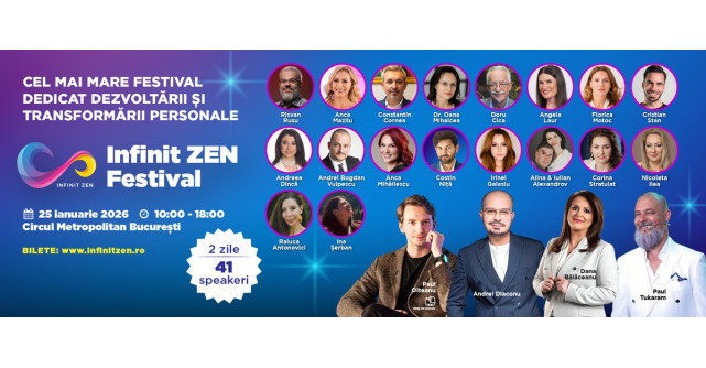 Infinit Zen Festival – locul unde mii de români își vor găsi echilibrul interior