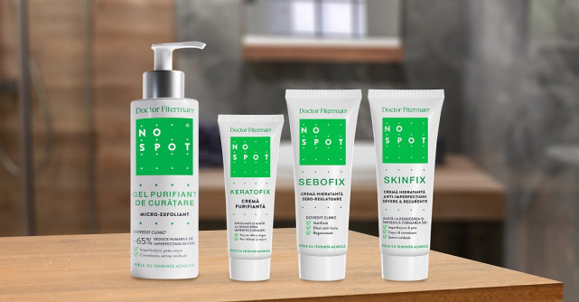 Doctor Fiterman lansează NO SPOT® – gama pentru tenul cu tendință acneică