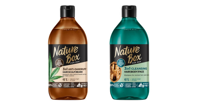 Noua gamă Nature Box 3în1 pentru bărbați oferă cea mai bună îngrijire pentru păr, barbă și piele