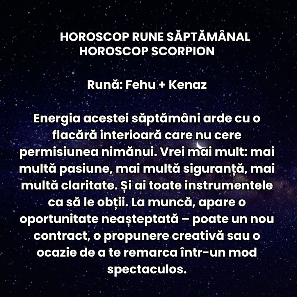 Horoscop Rune săptămâna 5-11 mai 2025: Obstacolele din calea noastră sunt spulberate și simțim în sfârșit că totul este mai ușor
