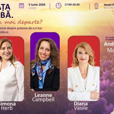 Când viața se schimbă. Cum mergem mai departe? Andreea Marin, într-un eveniment despre pierdere, traumă și reconstrucție 