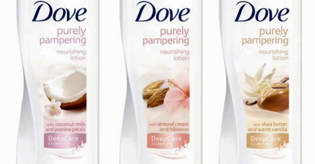 Frumusete si rasfat cu noile produse de ingrijire a corpului Dove Purely Pampering 
