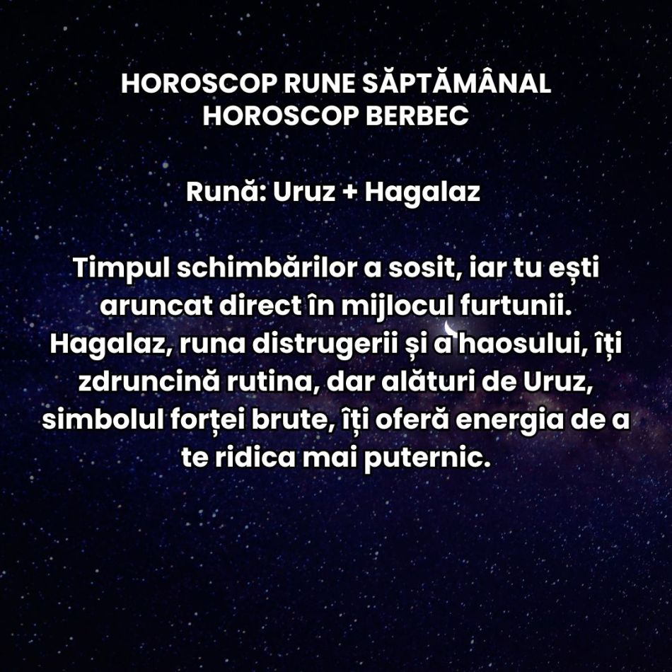 Horoscop Rune săptămâna 10-16 martie 2025: Eclipsa totală de Lună poate da peste cap tot ce credeai despre viața ta!