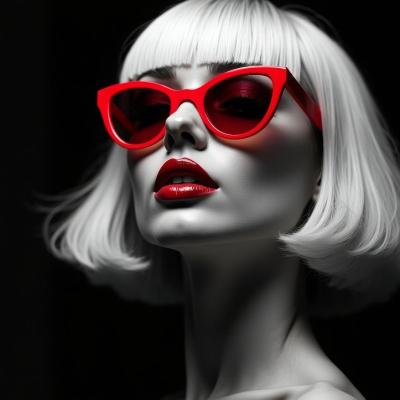 Ochelarii de soare și rujul roșu: Armura modernă perfectă ce nu trebuie subestimată!