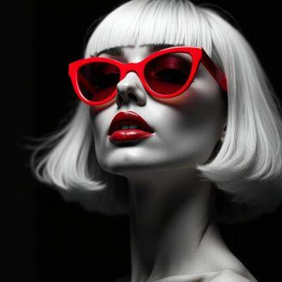 Ochelarii de soare și rujul roșu: Armura modernă perfectă ce nu trebuie subestimată!