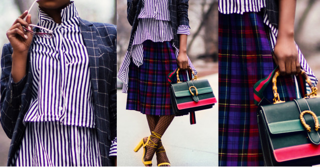 Cum porți țesăturile cu imprimeuri colorate din cap până în picioare 