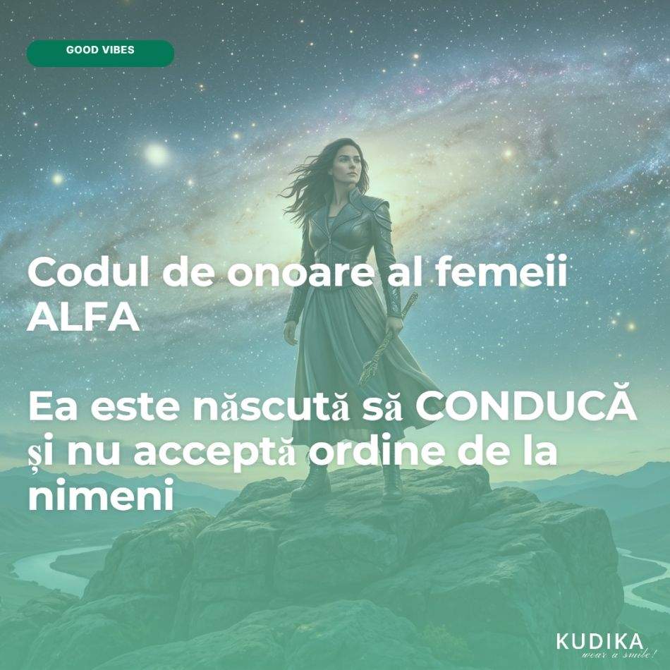 Codul de onoare al femeii ALFA: Ea este născută să CONDUCĂ și nu acceptă ordine de la nimeni