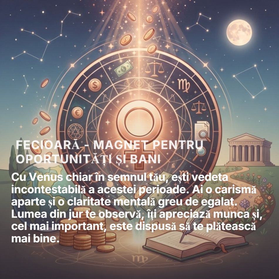 Se schimbă norocul la bani! 4 zodii care dau lovitura financiară datorită lui Venus în Fecioară (până pe 6 august)